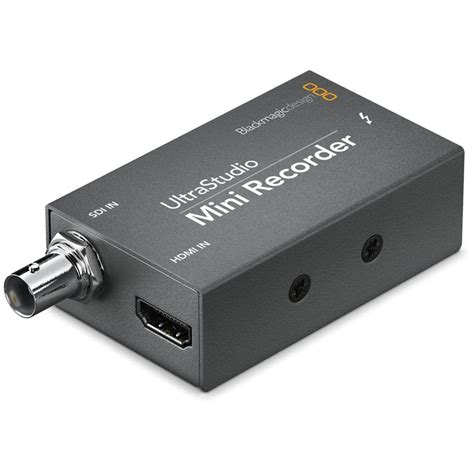 Enhance Your Live Streaming Experience with the Black Magic Ultrastudio Mini Recorder
